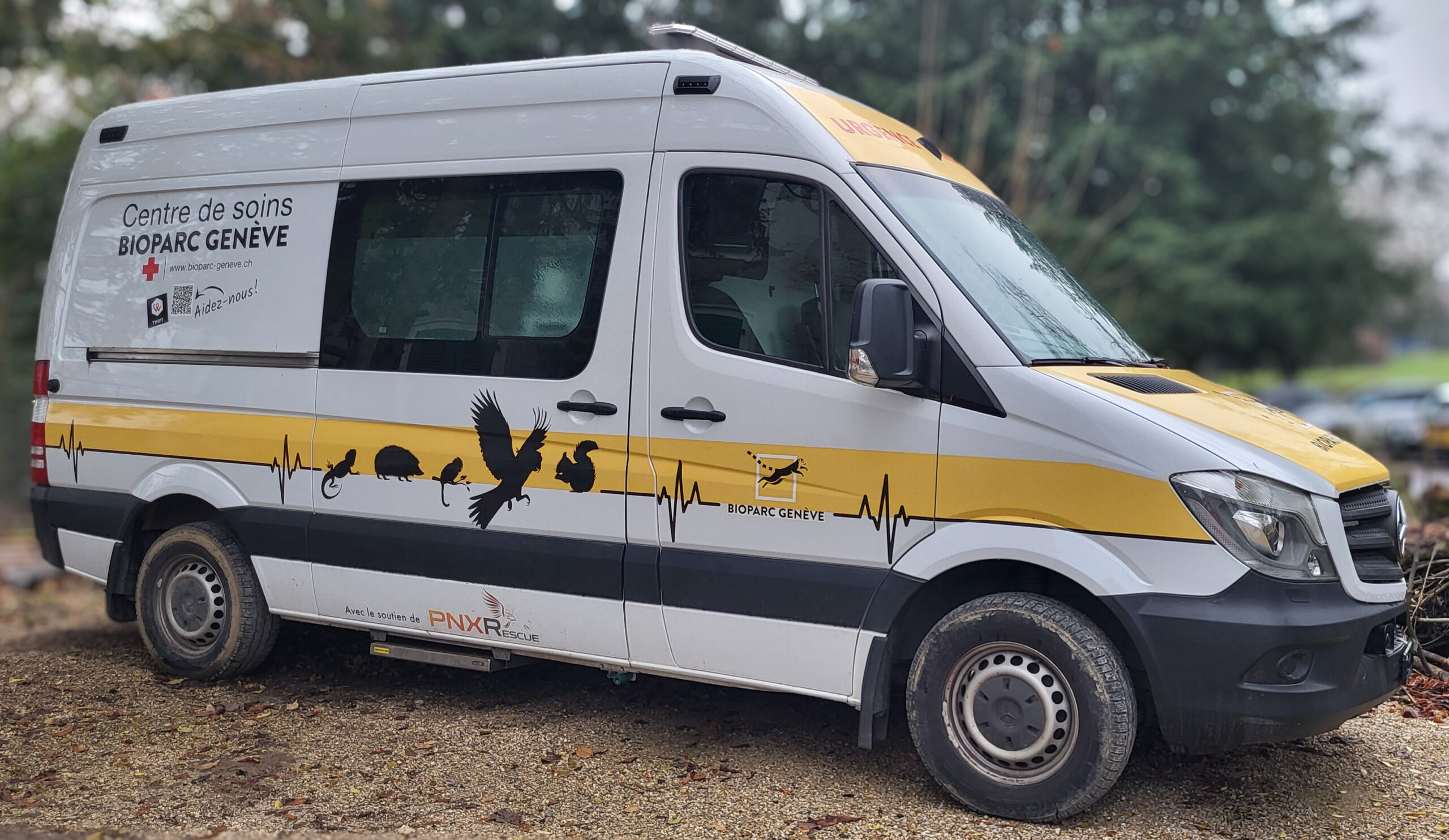 Einsatzfahrzeug des Bioparc Genève